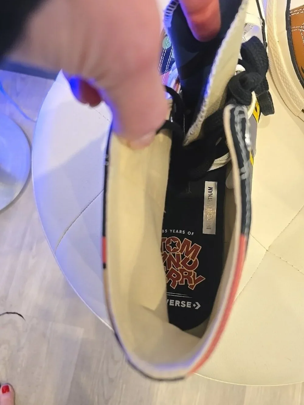 Converse x Tom & Jerry Chuck 70 High Top Oversized Print Mens Sneaker 13 A15110c - Picture 14 of 14